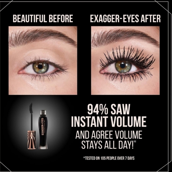 Charlotte Tilbury Exagger-Eyes Volume Mascara: Black, Travel Size, NIB - Picture 3 of 8